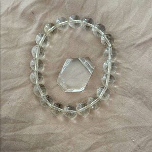 Pratt Daddy Lucite Bracelet and Pendant